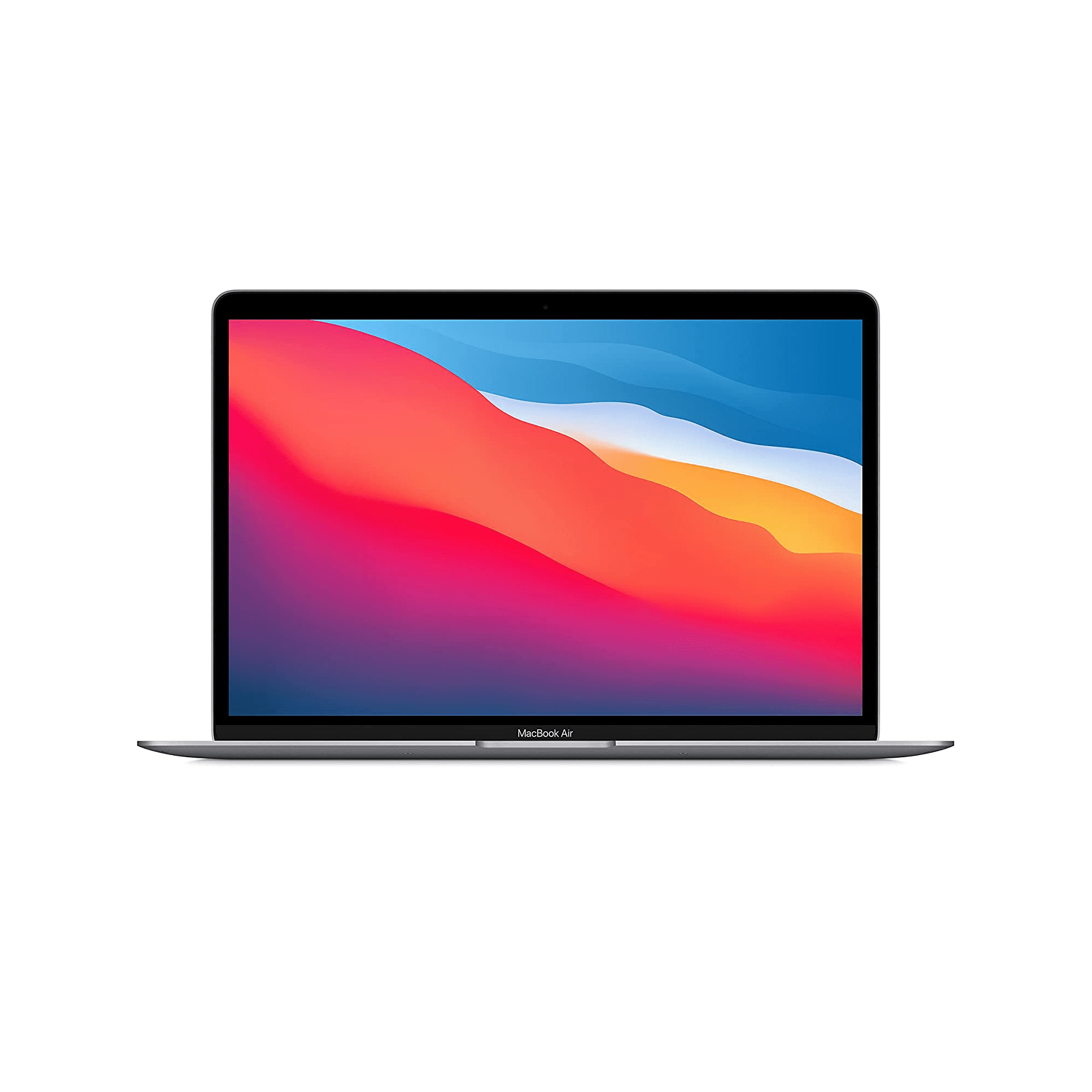 MacBook Air 13-inch (2020) – M1 Chip, 8‑Core CPU & 7‑Core GPU, 8GB RAM, 256GB SSD – Model MGN63 (Space Gray, English Keyboard) - alAsil